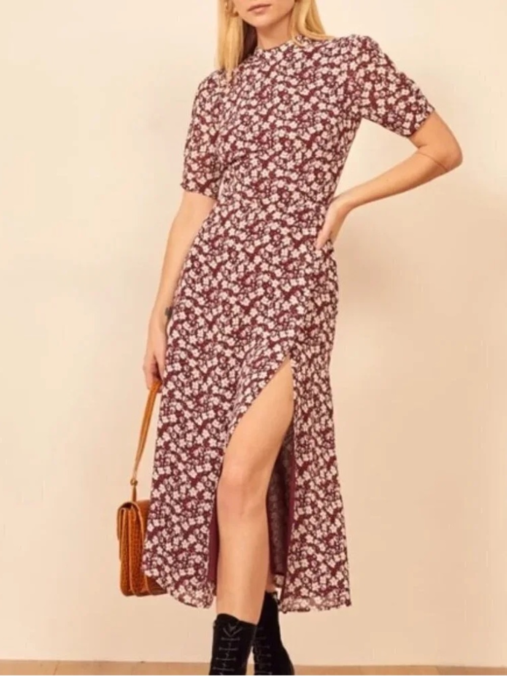 Reformation Gio dress in granita